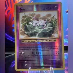 Mew 2016 XY Evolutions Reverse Holo